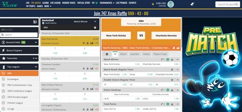 747 live prematch|747 Live Sports Betting .